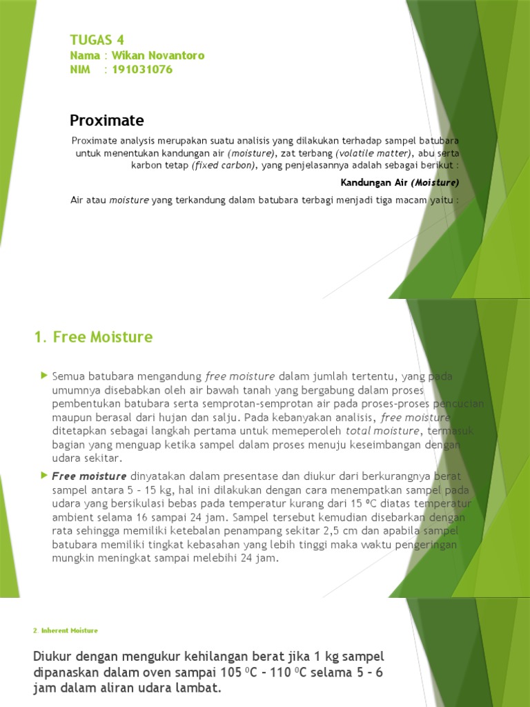 Analisis Proximate Batubara: Kandungan dan Metode | PDF | Ilmu Sosial ...