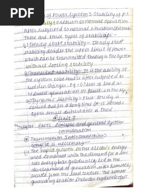 Facts NoteS HANDWRITTEN