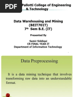 Unit 2 - Data Preprocessing