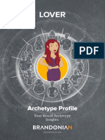 11 Brandonian Archetypes Profile LOVER