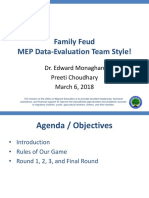 Family Feud MEP Data Evaluation Team Style