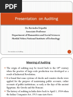 Auditing Presentation