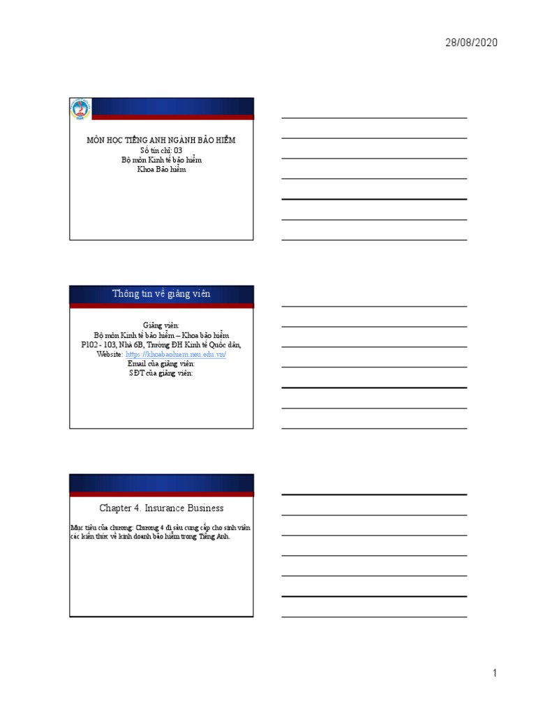 Chapter 4. Insurance Business PDF