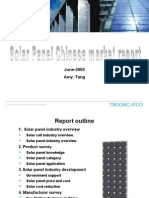 Solar Panel Chinese Market Report