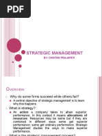 Strategic Management: By-Chintan Prajapati