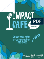 Programmation Impact Café 2022 2023