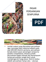 Materi 9 Pasar Persaingan Sempurna