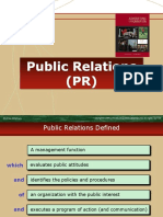Introduction To Public Relations PR