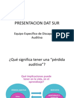 Presentación DAT Sur Equipo Específico Discapacidad Auditiva