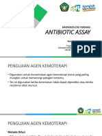 MIKROBIOLOGI FARMASI Pengukuran Antimikroba