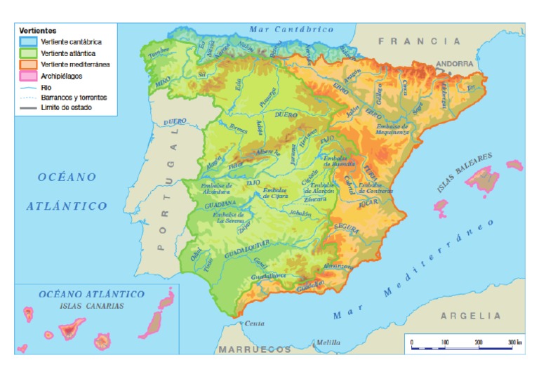 mapa-espana-rios-imprimir | PDF