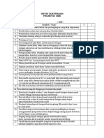 Daftar Tilik Pencabutan AKBK