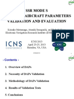 Enri SSR Mode S Downlink Aircraft Parameters Validation and Evaluation