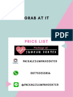 NOVEMBER 2022 - Price List Package Sumpah Dokter