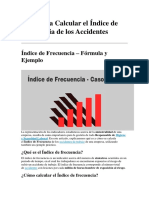 Aprende A Calcular El Índice de Frecuencia de Los Accidentes