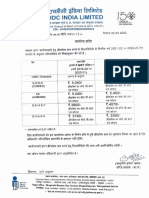 THDC India Limited: Fat 25.03.2022 7-Tt: Ett/Fa T.H/ Aifa101/172