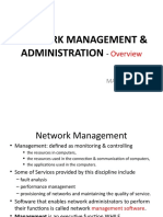 NETWORK MANAGEMENT & ADMINISTRATION - Overview