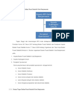 Struktur Organisasi Badan Pusat Statistik Kota Banjarmasin