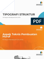 Tipografi Struktur - Pertemuan 2 - Aspek Pembuatan Huruf (Tugas 1)