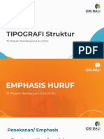 Tipografi I - Pertemuan 11 - Emphasis Huruf - Tugas 4