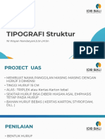 Tipografi I - Pertemuan 13 - Tugas UAS