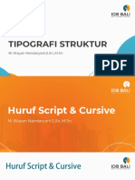 TIPE HURUF SCRIPT