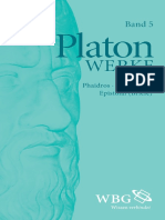 (WBG Platon Werke in 8 Bänden_ Griechisch - Deutsch) Platon - Band 5 Phaidros, Parmenides, Epistolai (Briefe). 5-WBG Academic (2016)