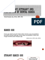 Epidemiology, Aetiology and Prevention of Dental Caries