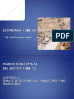 Diapositiva Tema 3. Sector Público Financiero y No Financiero