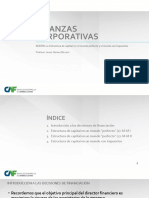 Sesión X Estructura de Capital (1) El Mundo Perfecto y El Mundo Con Impuestos