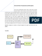 ZIGBEE Based Secured Data Transmission and Reception