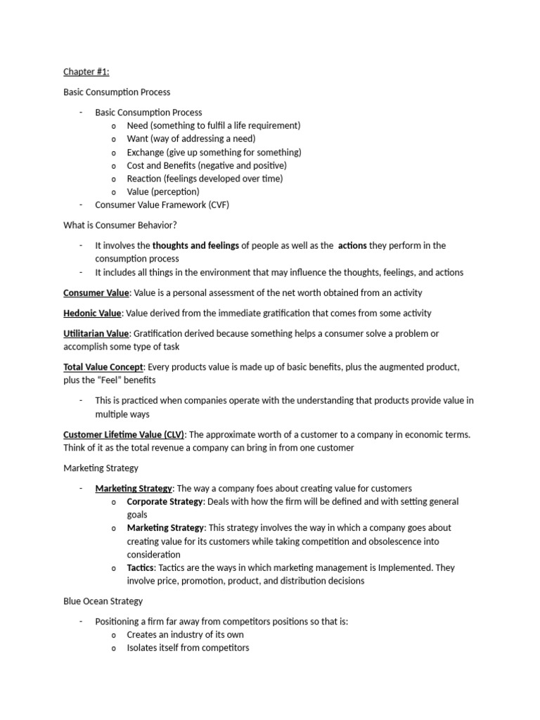 Consumer behavior notes pdf memory perception