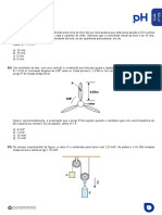 Física - Questões de múltipla escolha sobre lançamento de bola, ventilador, colisão de veículos e outros conceitos