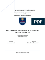 Realizzazione Di Un Sistema Di Networking Sicuro Per Una Pmi