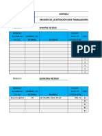 Calculadora Retencion IMSS Trabajador