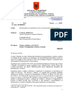 Rekomandim Për Inspektimin e Kryer Në Drejtorinë Vendore Të Policisë Dhe Komisariatin e Policisë Berat