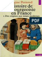 (Points - Histoire) Régine Pernoud - Histoire de La Bourgeoisie en France Tome1, Des Origines Aux Temps Modernes. (1981, Seuil) - Libgen - Li