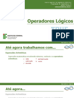 (Aula 06) Operadores Logicos