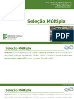 (Aula 07) Selecao Multipla