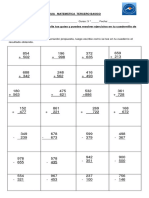 Matematica Tercero y Cuarto Basico