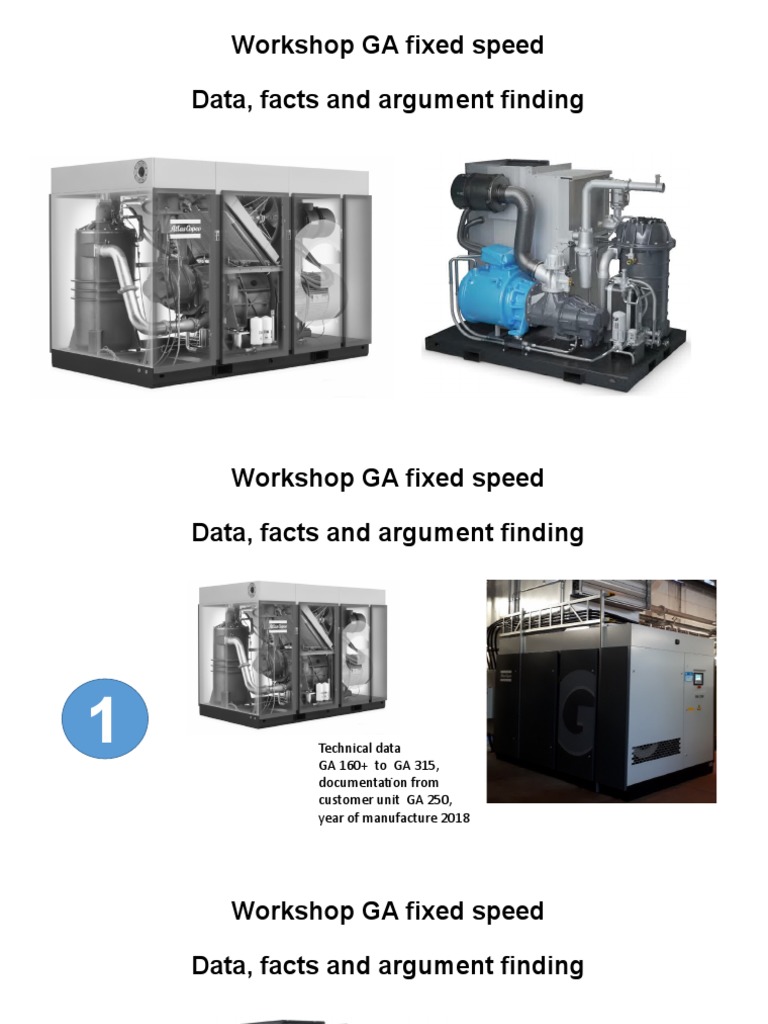 GA Fixed Speed Compressor Analysis | PDF | Valve | Filtration