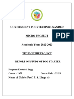 Government Polytechnic, Nanded: Title of The Project