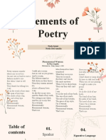 Elements of Poetry