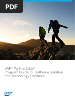 Sap Partneredge Program Guide For Software Solution and Technology Partners