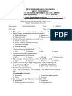 Soal PTS Bahasa Indo Kelas 4 KM