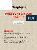 Fluid Mechanics Chapter on Pressure and Fluid Statics