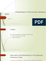 NC 6042 Week 14 Intervention and Rehabilitation of Psychotropic Substances - 2020