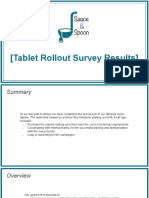 Tablet Rollout Survey Results Summary