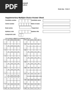 Answer Sheet Sample For Shading | PDF | Tests | Student Assessment And ...