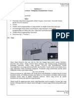 Modul X Percobaan Konduktivitas Termal